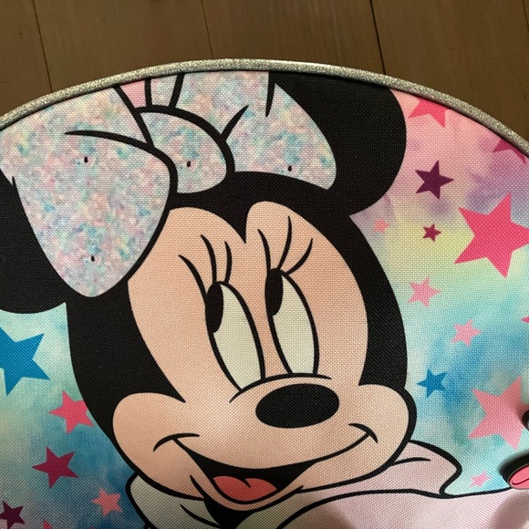 Disney Minnie Mouse Girls Backpack, Lunch Box, Water Bottle & 9 Month Top - Picture 5 of 16